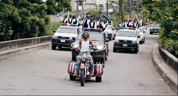 Picture of Asake on Power Bike