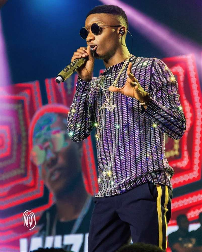 Wizkid Performing on Stage 4